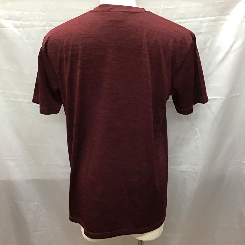 古着 USED Tシャツ 半袖 WIXARC クルーネック スポーツウェア LL ロゴ、文字 えんじ / ワインレッド / X 黒 / ブラック / メンズ USED 古着 中古 10115545