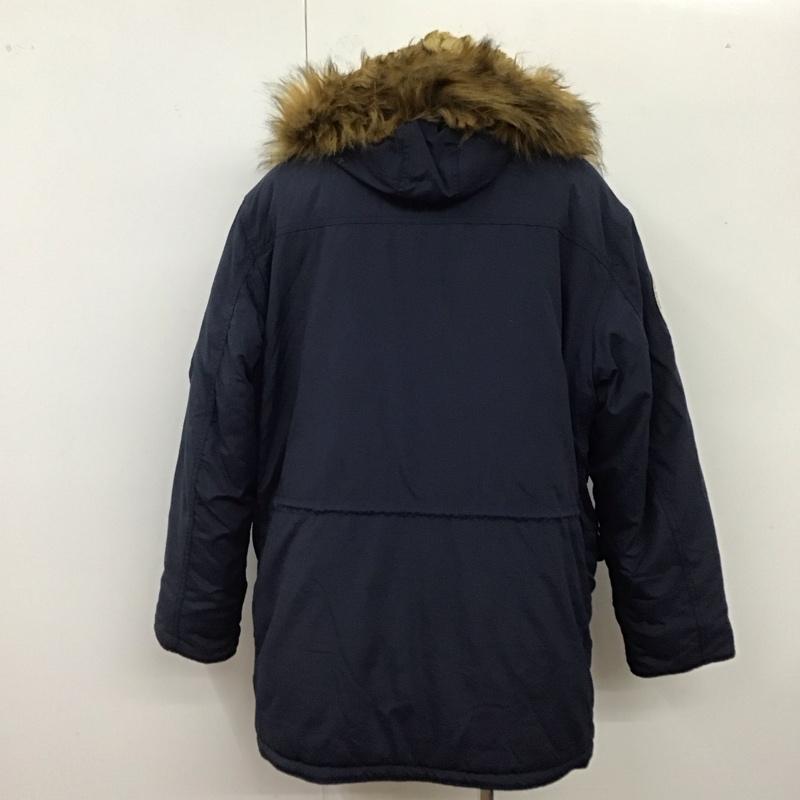 アルファインダストリー Alpha Industries コート コート一般 XXL 無地 紺 / ネイビー / メンズ USED 古着 中古 10120533