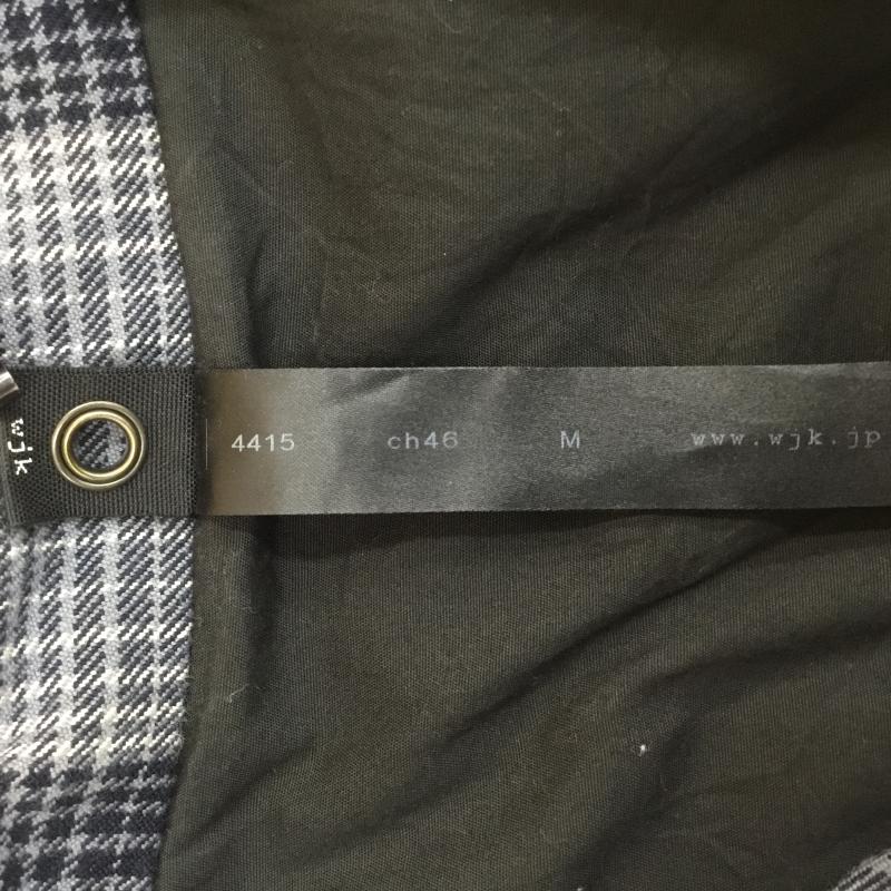 ダヴルジェイケイ wjk ジャケット、上着 ジャケット、ブレザー wjk 11AW Hook original check 4415 ch46 チェック ネルシャツ M チェック 青 / ブルー / X 白 / ホワイト / メンズ USED 古着 中古 10135895