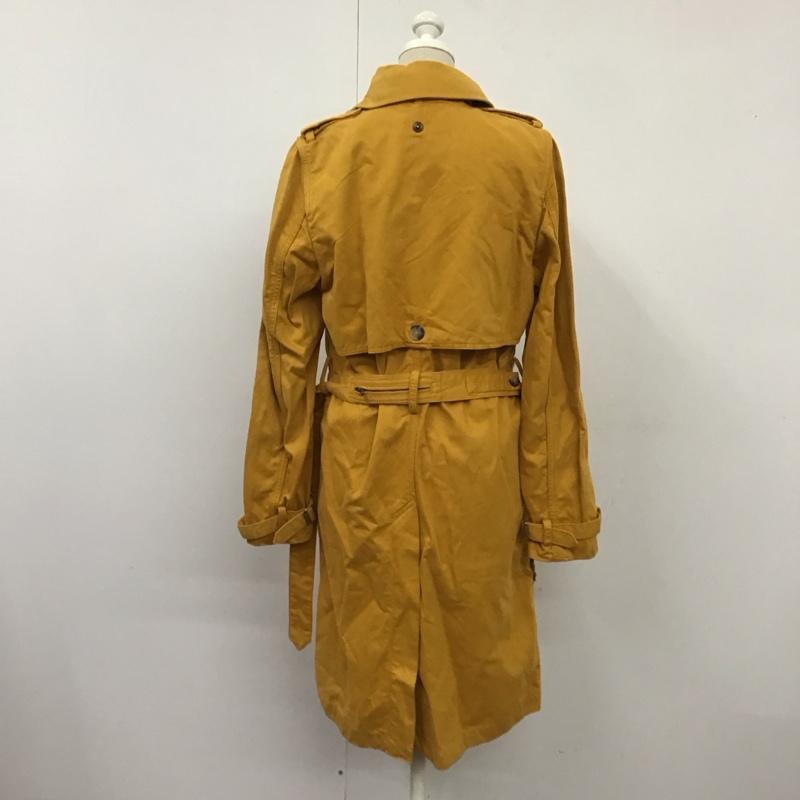 ディーゼル DIESEL コート トレンチコート コットン XXS 無地 マスタード / マスタード / レディース USED 古着 中古 10115276
