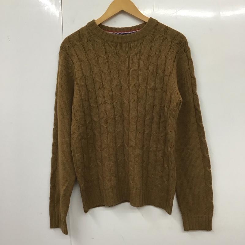 ビームス ハート BEAMS HEART ニット、セーター 長袖 長袖ニットカットソー ニット セーター クルーネックニット L 茶 / ブラウン / レディース USED 古着 中古 10117893