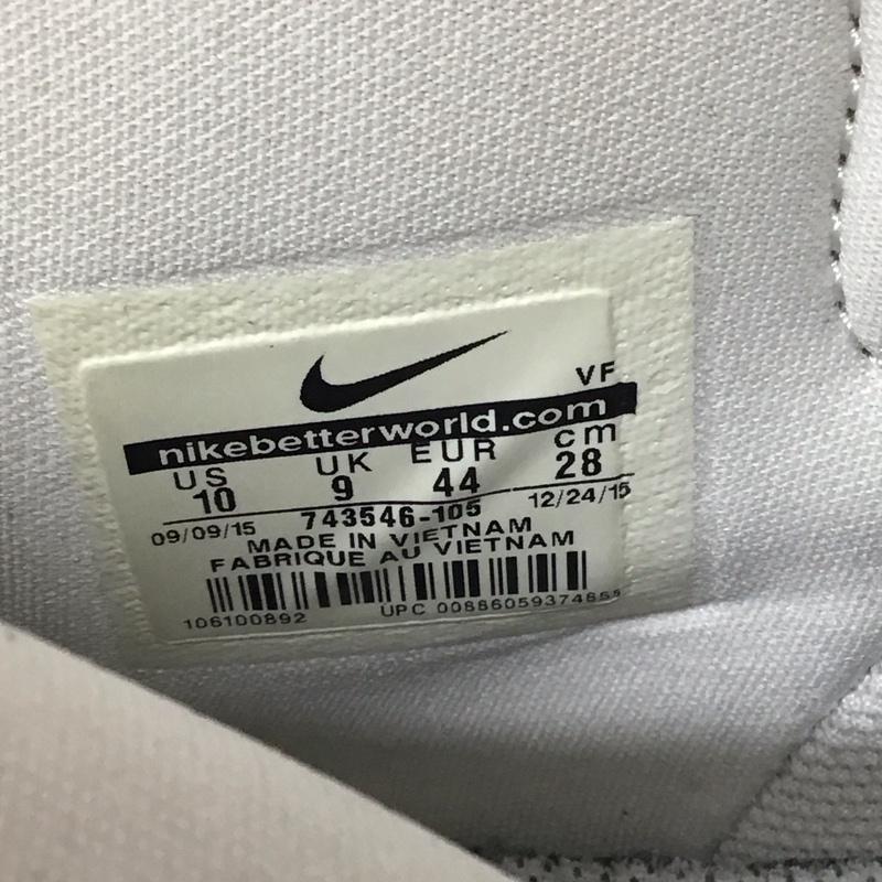 ナイキ NIKE スニーカー スニーカー 743546-105 AIR FORCE 1 HIGH RETRO QS 28cm 28.0cm ロゴ、文字 白 / ホワイト / X 黒 / ブラック / メンズ USED 古着 中古 10112176