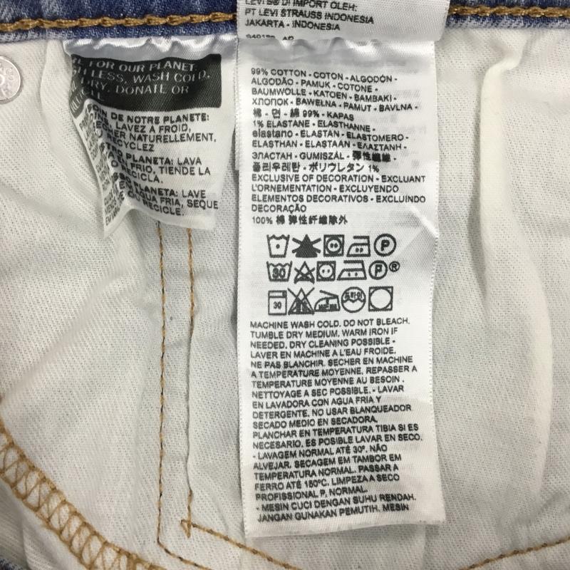 リーバイストラウスアンドコー Levi Strauss & co. パンツ デニム、ジーンズ デニムパンツ ストレートパンツ ワイドパンツ カジュアルパンツ ストレッチパンツ 34 無地 インディゴ / インディゴ / メンズ USED 古着 中古 10115028