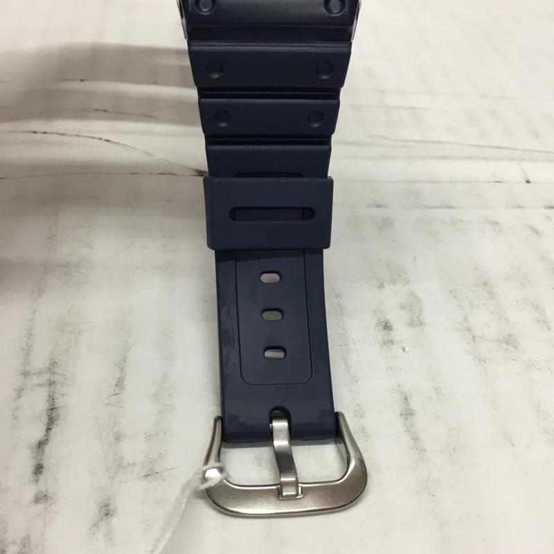 ジーショック G-SHOCK 腕時計 デジタル DW-5600RB 箱有 ロゴ、文字 紺 / ネイビー / メンズ USED 古着 中古 10106416
