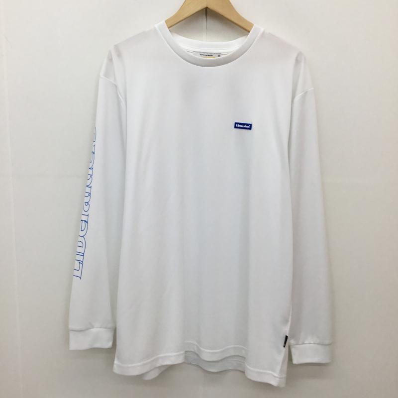 リベレイダース Liberaiders カットソー 長袖 L ロゴ、文字 白 / ホワイト / メンズ USED 古着 中古 10139206