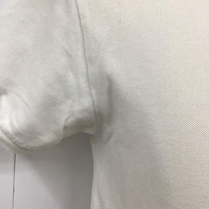 トウヨウエンタープライズ 東洋エンタープライズ ポロシャツ 半袖 半袖ポロシャツ カラーシャツ 半袖カットソー プリント 白 / ホワイト /  メンズ USED 古着 中古 10112816