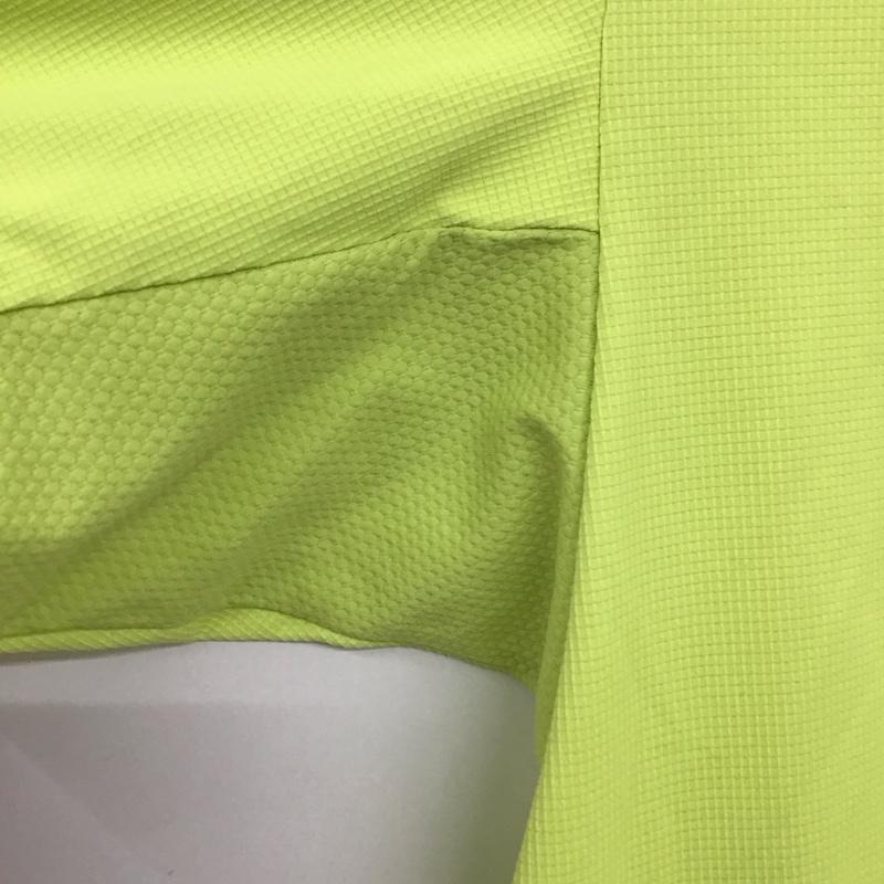 オークリー OAKLEY ポロシャツ 半袖 半袖ポロシャツ カラーシャツ 半袖カットソー M ロゴ、文字 黄 / イエロー / メンズ USED 古着 中古 10135625