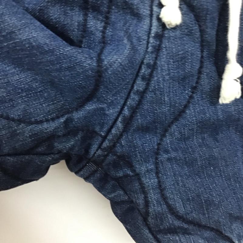 ネイタルデザイン NATAL DESIGN パンツ ショートパンツ デニムキルティングショーツ S ロゴ、文字 青 / ブルー / メンズ USED 古着 中古 10139424