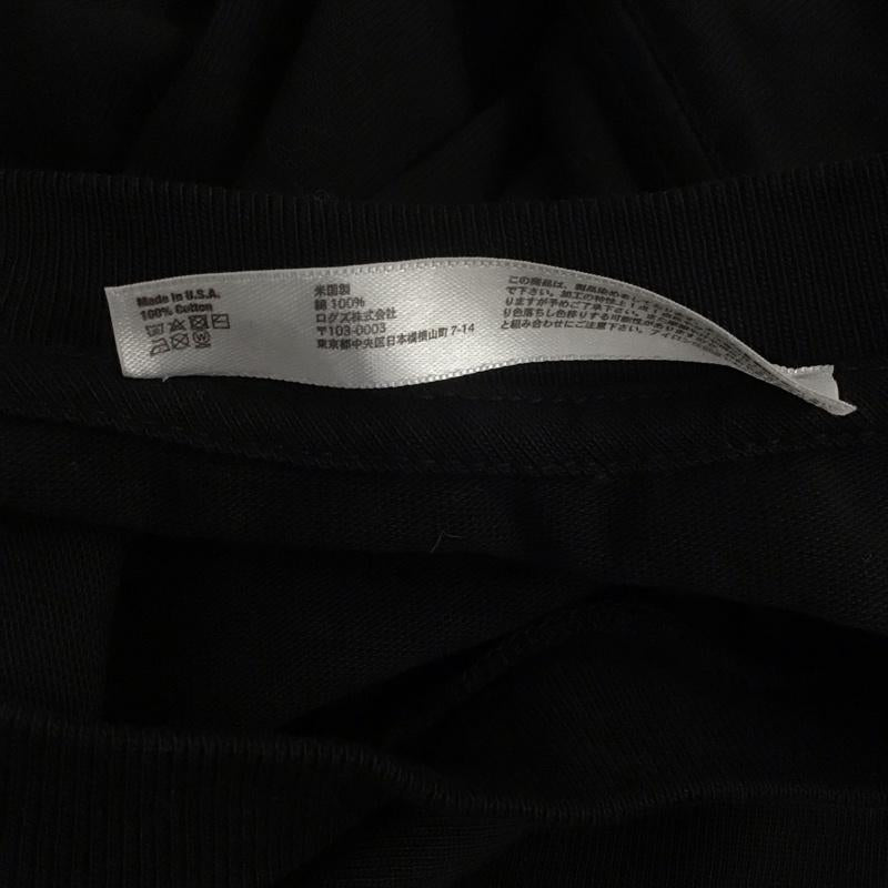 ロサンゼルスアパレル LOS ANGELES APPAREL Tシャツ 半袖 M 無地 黒 / ブラック / メンズ USED 古着 中古 10108000