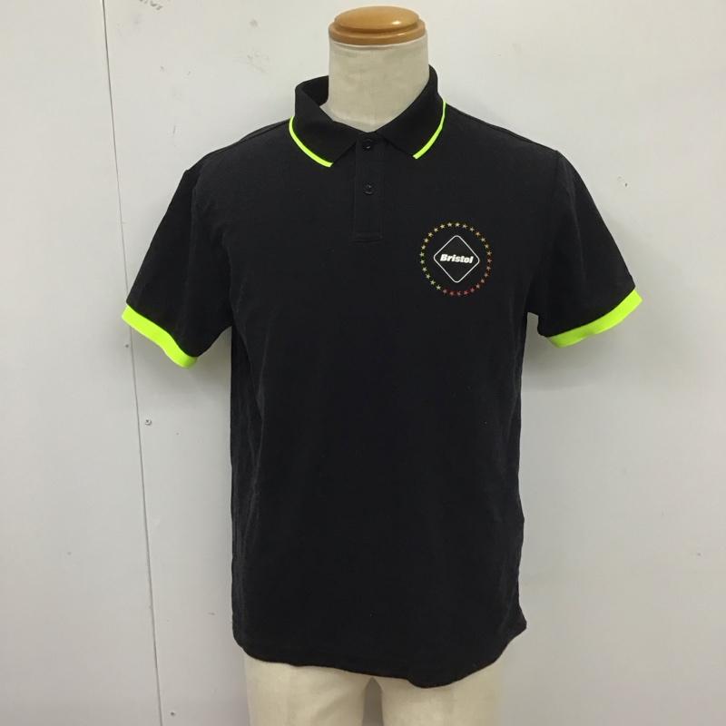 エフシーレアルブリストル F.C.Real Bristol ポロシャツ 半袖 半袖ポロシャツ カラーシャツ 半袖カットソー M ロゴ、文字 黒 / ブラック / メンズ USED 古着 中古 10123977