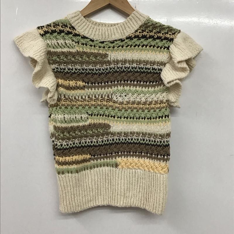 ザラ ZARA ベスト ベスト ニットベスト S マルチカラー / マルチカラー / レディース USED 古着 中古 10136464