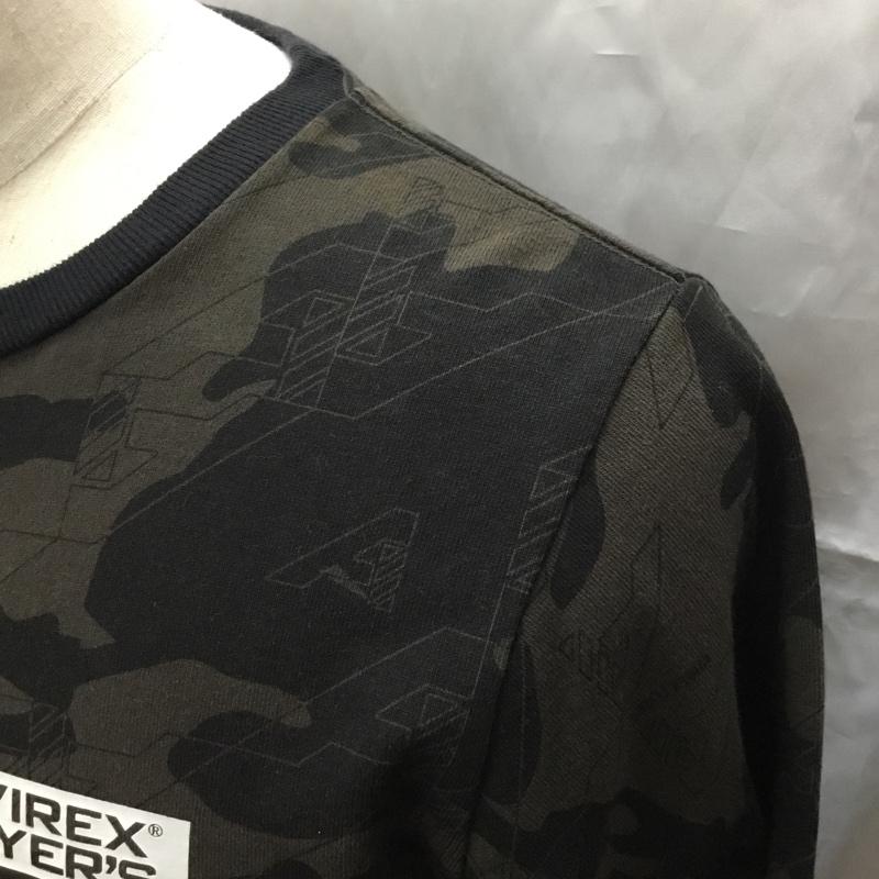 アヴィレックス AVIREX カットソー 長袖 長袖カットソー クルーネックカットソー ロングスリーブカットソー プリントTシャツ FREE 総柄 マルチカラー / マルチカラー /  メンズ USED 古着 中古 10112297