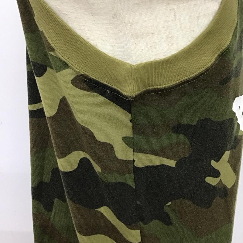 アベイシングエイプ A BATHING APE タンクトップ タンクトップ タンクトップ ノースリーブカットソー クルーネック M カモフラージュ柄・迷彩 マルチカラー / マルチカラー / メンズ USED 古着 中古 10127804