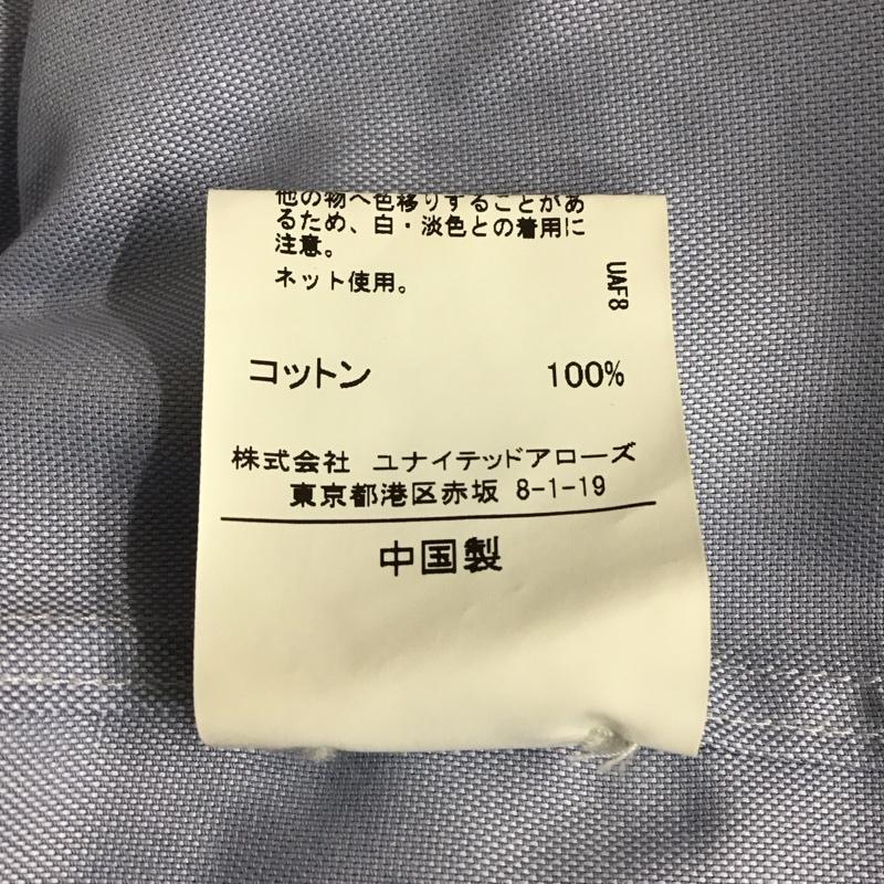 グリーンレーベルリラクシング green label relaxing シャツ、ブラウス 長袖 3211-135-2948 バンドカラー M 無地 水色 / ライトブルー / メンズ USED 古着 中古 10118325