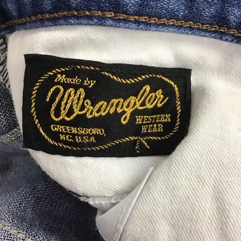 ラングラー Wrangler パンツ デニム、ジーンズ デニムパンツ ワイドパンツ カジュアルパンツ M 無地 インディゴ / インディゴ /  メンズ USED 古着 中古 10126390