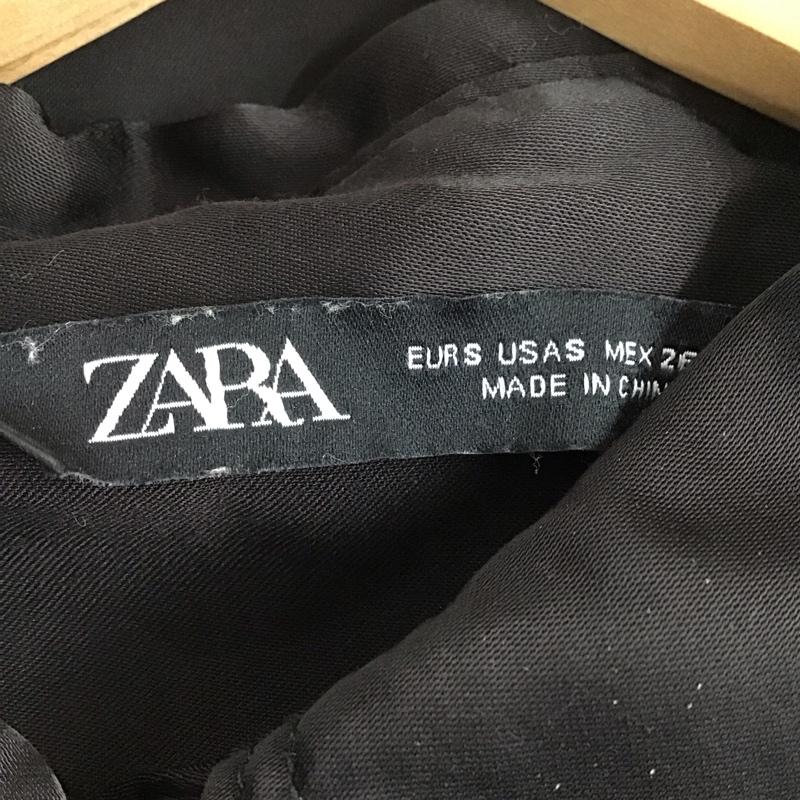 ザラ ZARA シャツ、ブラウス 長袖 長袖シャツ 無地シャツ カラーシャツ S 無地 黒 / ブラック / レディース USED 古着 中古 10136440