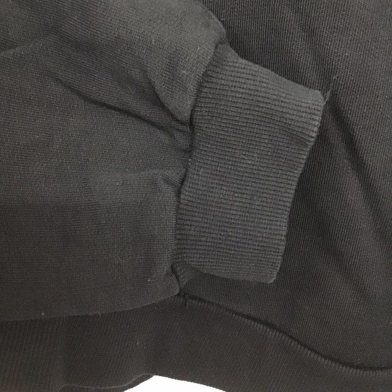 ザラ ZARA トレーナー 長袖 長袖トレーナー スウェット ビックカラーネック プルオーバー M 無地 黒 / ブラック / レディース USED 古着 中古 10135445