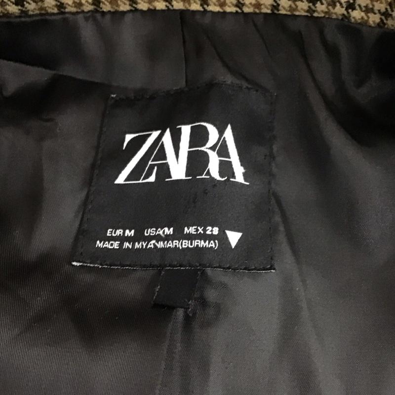 ザラ ZARA ジャケット、上着 ジャケット、ブレザー M チェック マルチカラー / マルチカラー / レディース USED 古着 中古 10123876