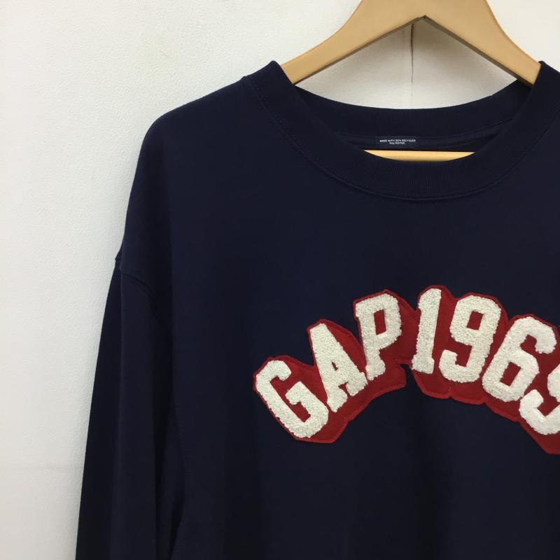 ギャップ GAP トレーナー 長袖 GAP1969 アーチロゴスウェット XL ロゴ、文字 紺 / ネイビー / X 赤 / レッド / メンズ USED 古着 中古 10136066