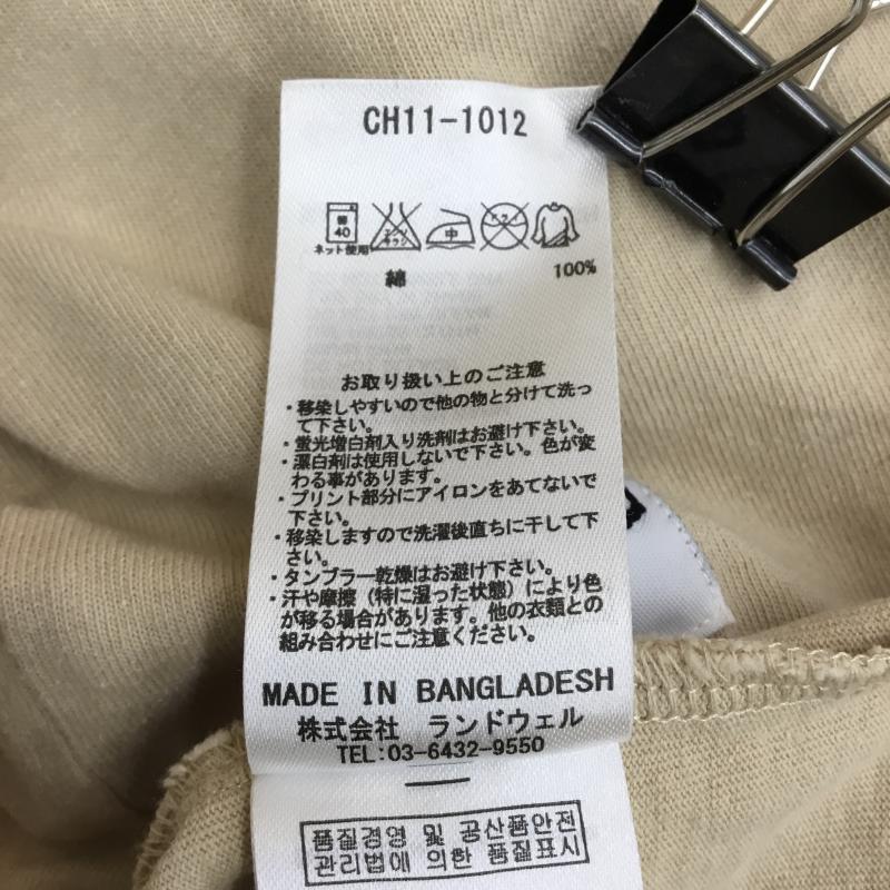 チャムス CHUMS Tシャツ 半袖 CH11-1012 M プリント ベージュ / ベージュ / レディース USED 古着 中古 10141335