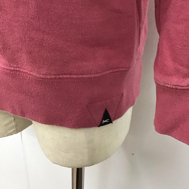 デンハム DENHAM パーカー 長袖 長袖パーカー プルオーバーパーカー スウェット ロゴ、文字 桃 / ピンク /  メンズ USED 古着 中古 10125025
