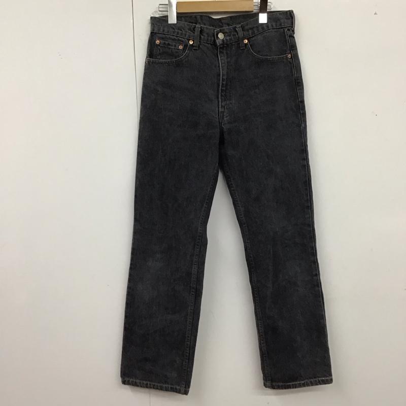 リーバイス Levi s パンツ デニム、ジーンズ 31インチ 無地 黒 / ブラック /  メンズ USED 古着 中古 10123345