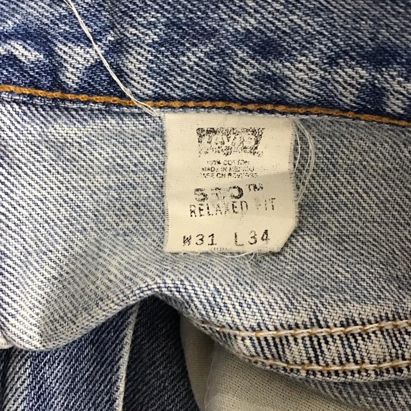 リーバイストラウスアンドコー Levi Strauss & co. パンツ デニム、ジーンズ デニムパンツ ワイドパンツ カジュアルパンツ 31インチ 無地 インディゴ / インディゴ /  メンズ USED 古着 中古 10124931