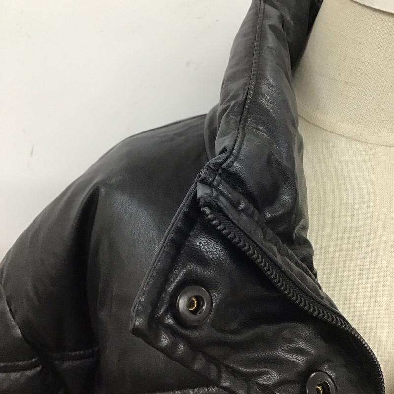 ザラ ZARA ジャケット、上着 ジャケット、ブレザー 2969 280 800 フェイクレザー 中綿 L 無地 黒 / ブラック / レディース USED 古着 中古 10111064