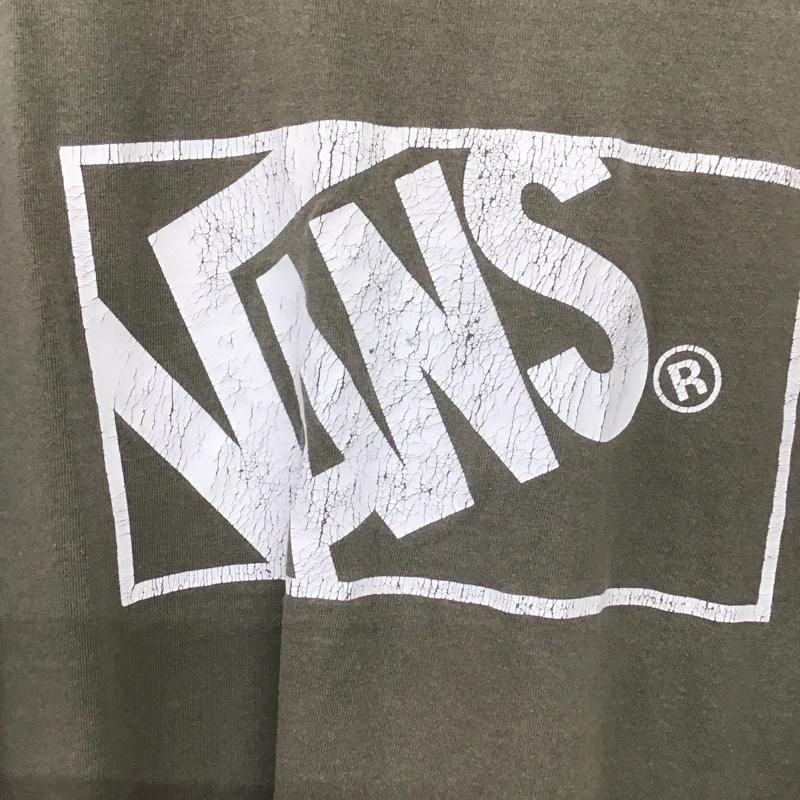 ダブルタップス WTAPS Tシャツ 半袖 半袖カットソー プリントTシャツ クルーネックカットソー 3 ロゴ、文字 カーキ / カーキ / メンズ USED 古着 中古 10139742