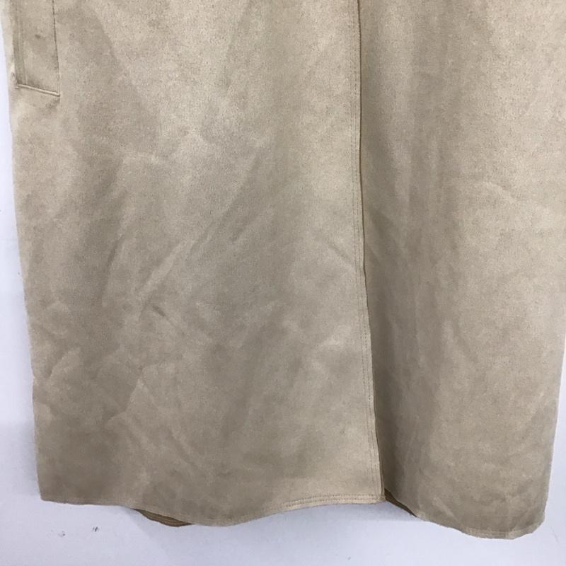 ザラ ZARA ベスト ベスト 8372 246 712 ロング丈 ジレ M 無地 ベージュ / ベージュ / レディース USED 古着 中古 10138661