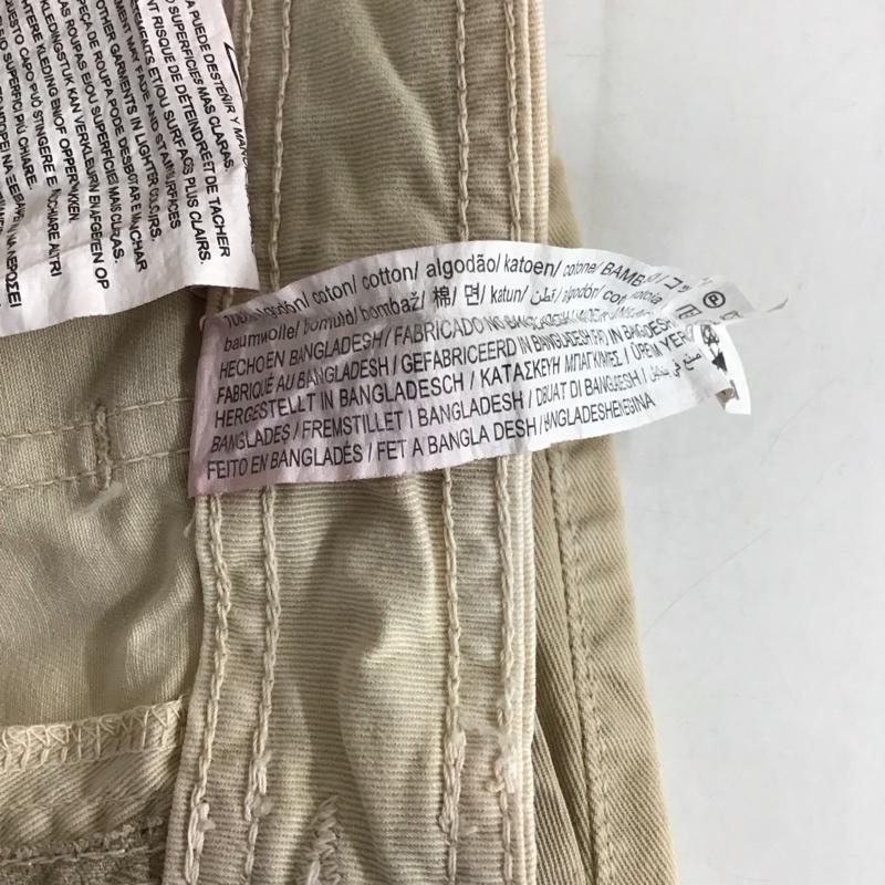 ザラ ZARA パンツ ワークパンツ、ペインターパンツ ワークパンツ カーゴパンツ ワイドパンツ 36 無地 ベージュ / ベージュ / レディース USED 古着 中古 10129313