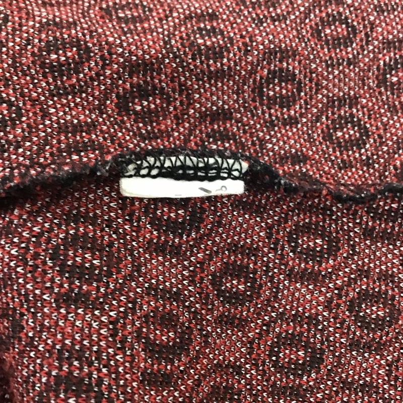 ザラ ZARA ワンピース ミニスカート S 総柄 黒 / ブラック / X 白 / ホワイト / X 赤 / レッド / レディース USED 古着 中古 10115343