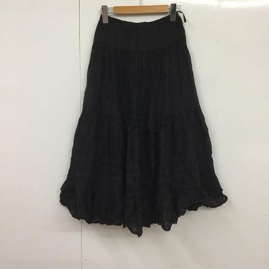 ピンクハウス PINK HOUSE スカート ロングスカート 無地 黒 / ブラック /  レディース USED 古着 中古 10131831