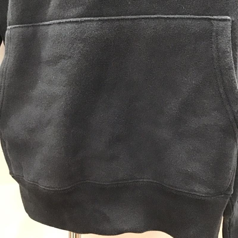 チャンピオン Champion パーカー 長袖 長袖パーカー フード付きパーカー プリントスウェット トレーナー XL 無地 黒 / ブラック /  メンズ USED 古着 中古 10120495