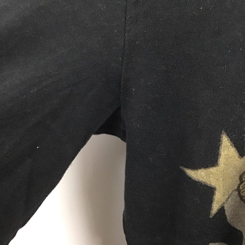 グラム glamb カットソー 長袖 長袖カットソー クルーネックカットソー ロングスリーブカットソー プリントTシャツ 4 プリント 黒 / ブラック /  メンズ USED 古着 中古 10109092