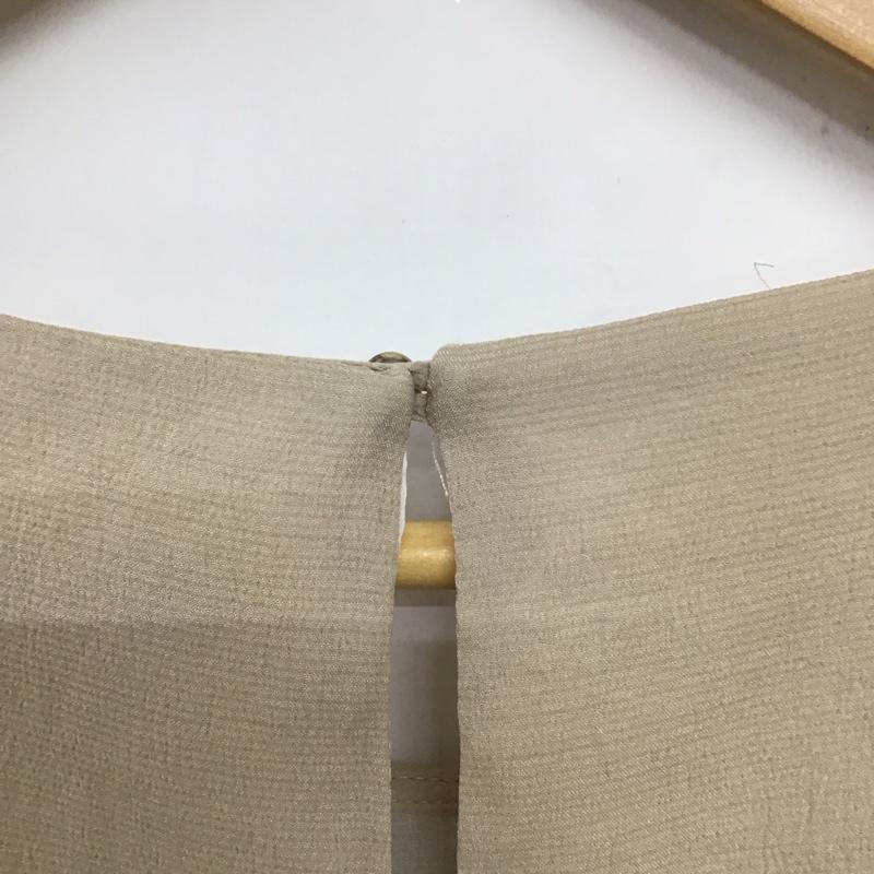 ザラベーシック ZARA BASIC ワンピース ミニスカート S 無地 ベージュ / ベージュ /  レディース USED 古着 中古 10133685