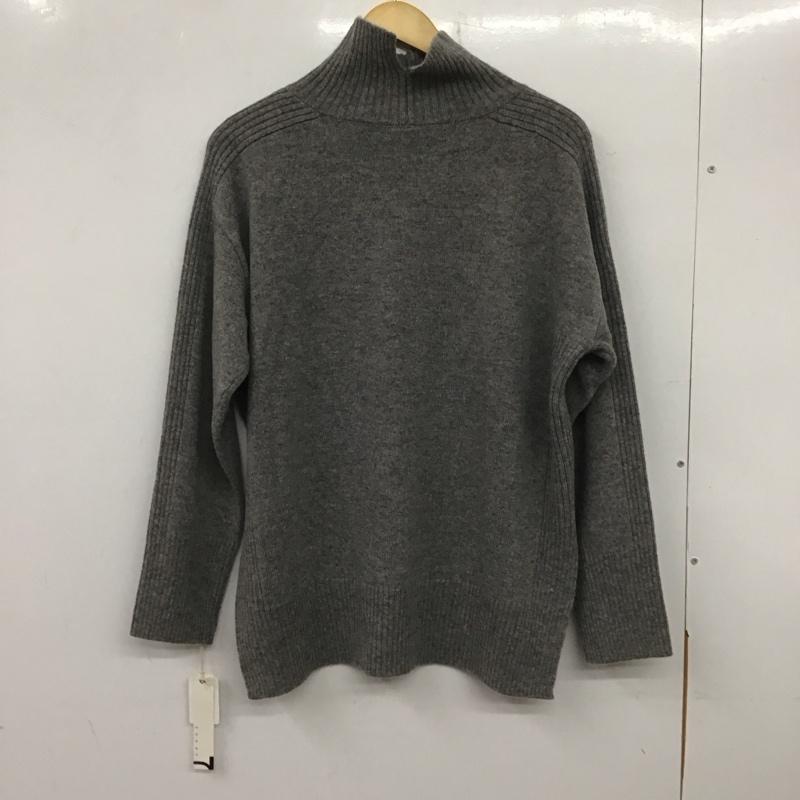 スール soeur7 ニット、セーター 長袖 9 無地 灰 / グレー / レディース USED 古着 中古 10139457