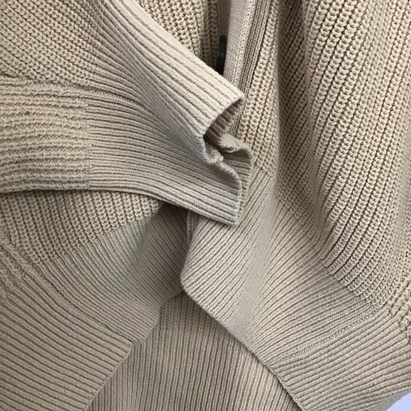 アダムエロペ ADAM ET ROPE カーディガン 長袖 FREE 無地 ベージュ / ベージュ / レディース USED 古着 中古 10131049