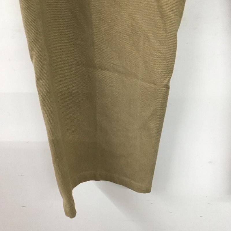 アイテムズ アーバンリサーチ ITEMS URBAN RESEARCH パンツ ワークパンツ、ペインターパンツ it25-14a020 カラーコットンクリースパンツ ワイドパンツ L 無地 ベージュ / ベージュ / メンズ USED 古着 中古 10139017