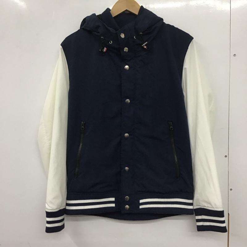 ビームス ハート BEAMS HEART ジャケット、上着 ジャケット、ブレザー ジップアップジャケットパーカー アウター M 無地 白 / ホワイト / X 紺 / ネイビー / メンズ USED 古着 中古 10139275