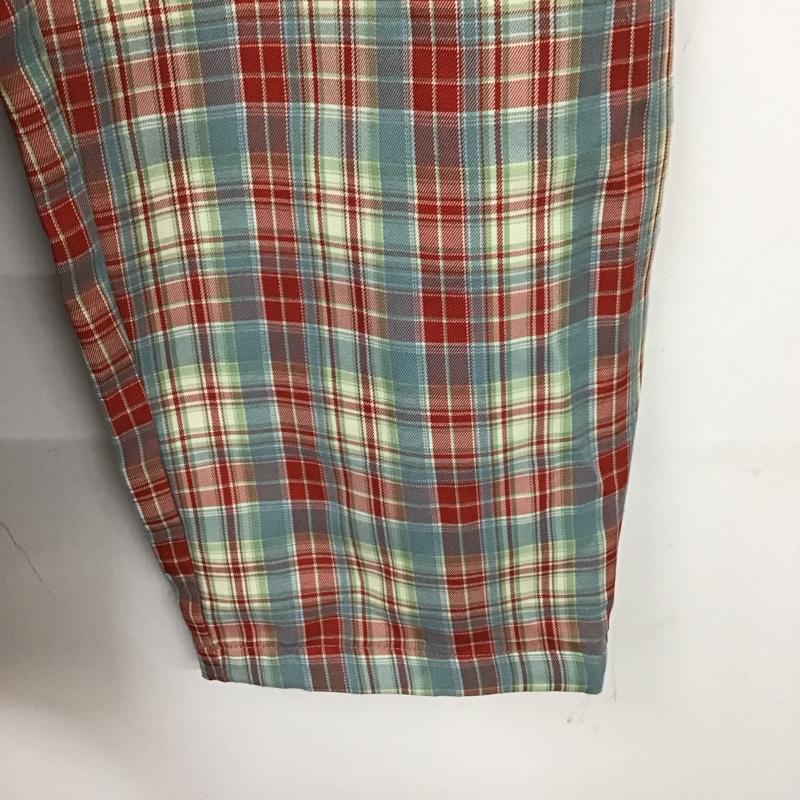 アビトーキョー ABITOKYO パンツ スラックス S チェック マルチカラー / マルチカラー / レディース USED 古着 中古 10130989