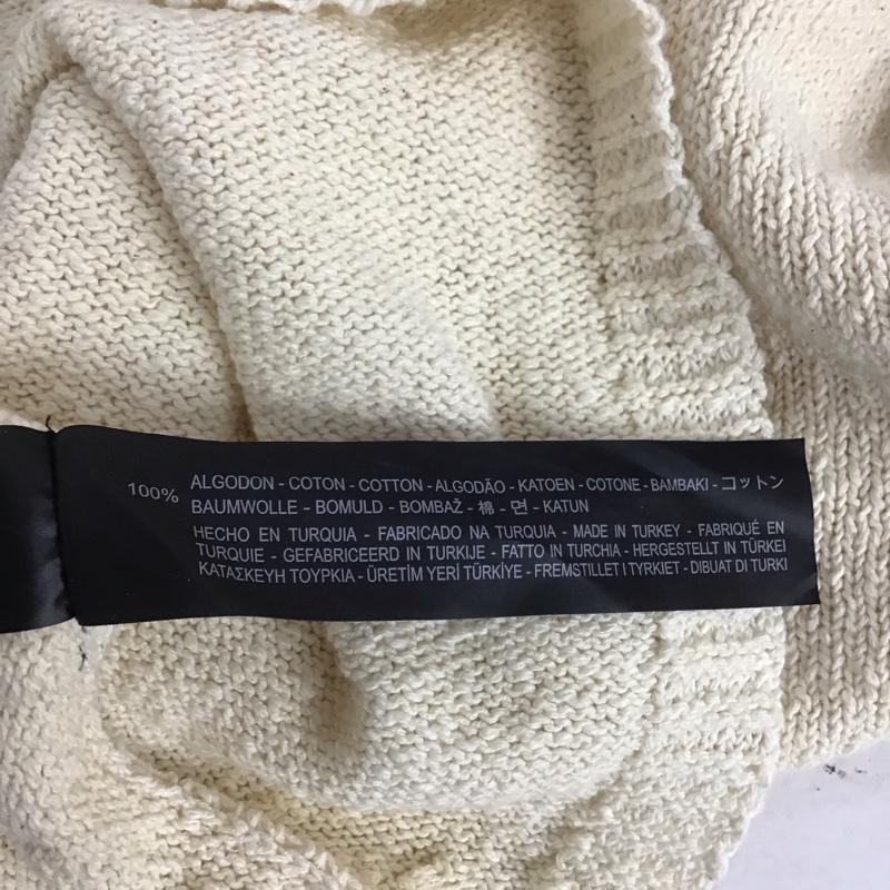 ザラ ZARA ワンピース ひざ丈スカート M 無地 アイボリー / アイボリー / レディース USED 古着 中古 10143425