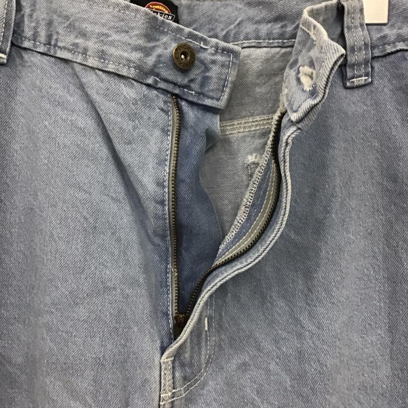 ディッキーズ Dickies パンツ デニム、ジーンズ デニムパンツ ワイドパンツ カジュアルパンツ 36 無地 インディゴ / インディゴ /  メンズ USED 古着 中古 10124927