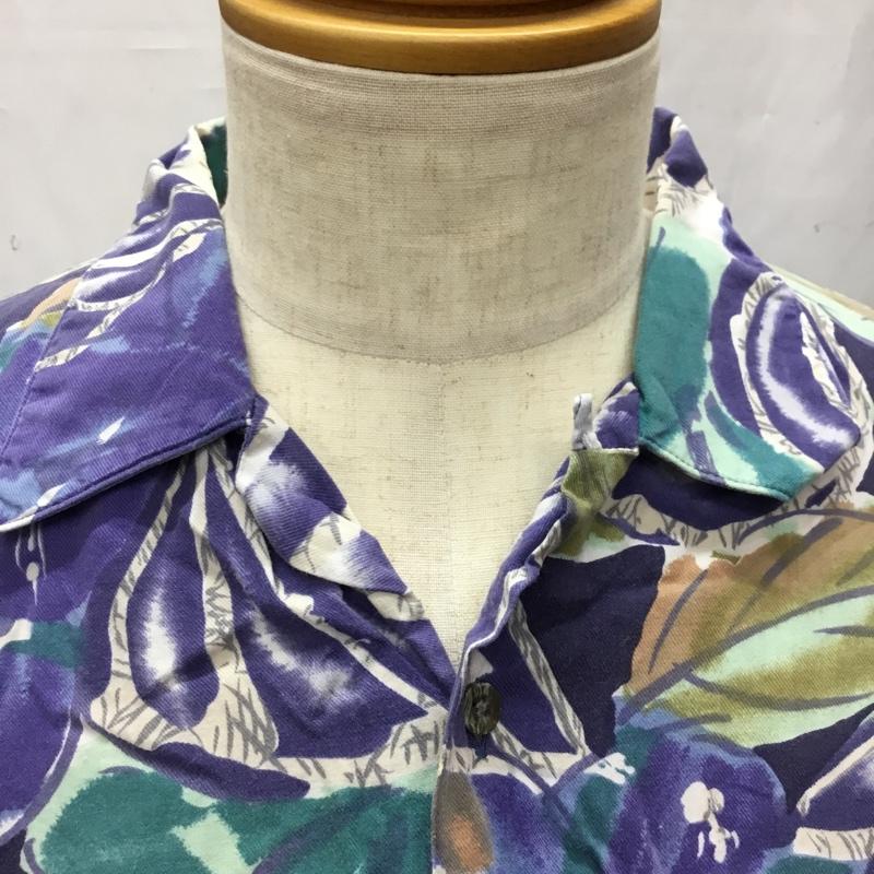 古着 USED シャツ、ブラウス 半袖 半袖シャツ カラーシャツ 半袖カットソー アロハシャツ 古着 L 総柄 マルチカラー / マルチカラー / メンズ USED 古着 中古 10106405