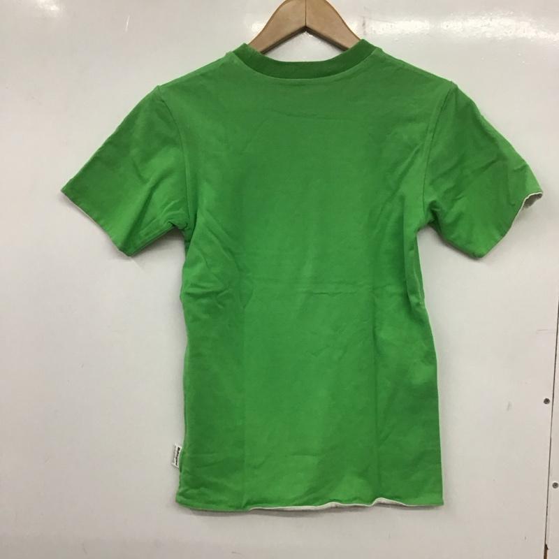 アベイシングエイプ A BATHING APE Tシャツ 半袖 XS ロゴ、文字 X プリント 白 / ホワイト / X 緑 / グリーン / メンズ USED 古着 中古 10139927
