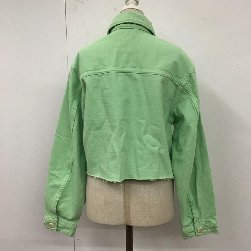 ザラ ZARA シャツ、ブラウス 長袖 M 無地 薄緑 / ライトグリーン / レディース USED 古着 中古 10120296
