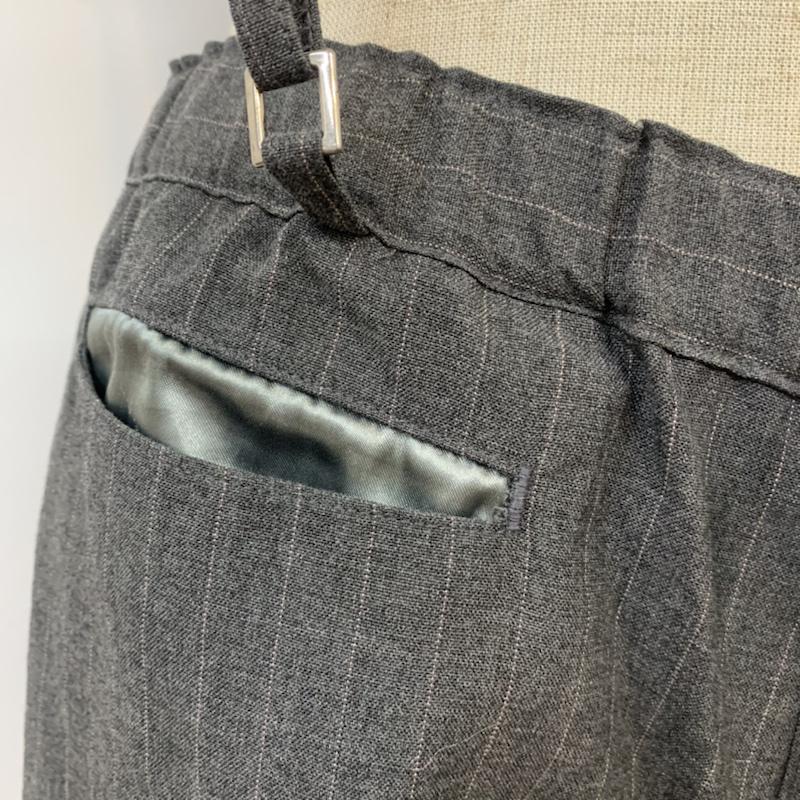 アイズビット ISBIT パンツ スラックス ストライプ S ストライプ 灰 / グレー / レディース USED 古着 中古 10042826
