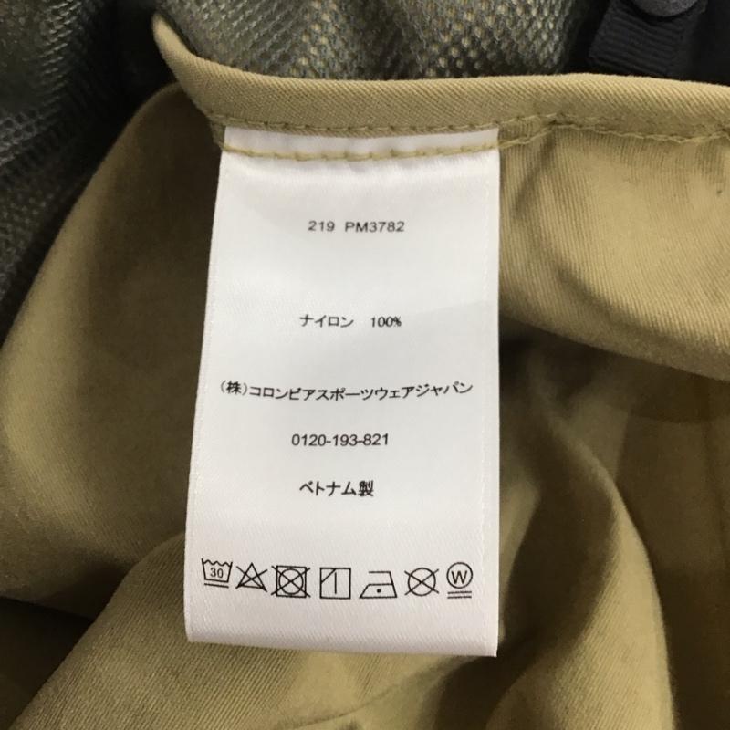 コロンビア Columbia ジャケット、上着 ジャケット、ブレザー 219 PM3782 ナイロンジャケット ジップアップジャケット アウター M ロゴ、文字 ベージュ / ベージュ / X 紺 / ネイビー / メンズ USED 古着 中古 10135630