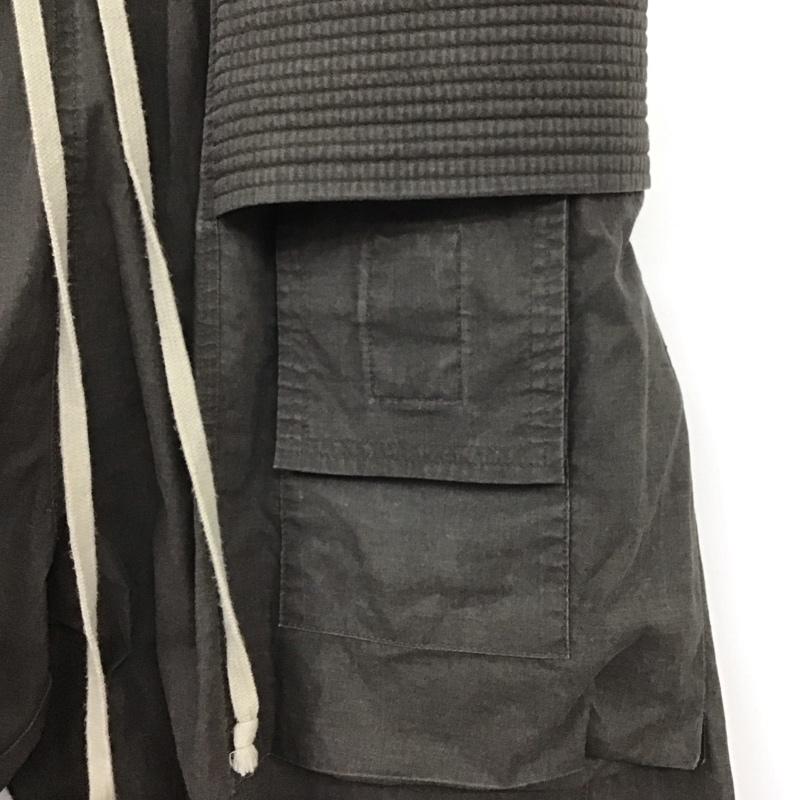ダークシャドウ DRKSHDW パンツ ワークパンツ、ペインターパンツ 22SS CreatchCargoCroppedDrawstring ワイドパンツ L 無地 灰 / グレー / メンズ USED 古着 中古 10126187