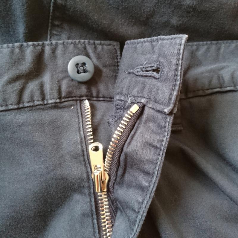 ユニフォームエクスペリメント uniform experiment パンツ チノパン 2 無地 X ヘビ柄 紺 / ネイビー / メンズ USED 古着 中古 10011980